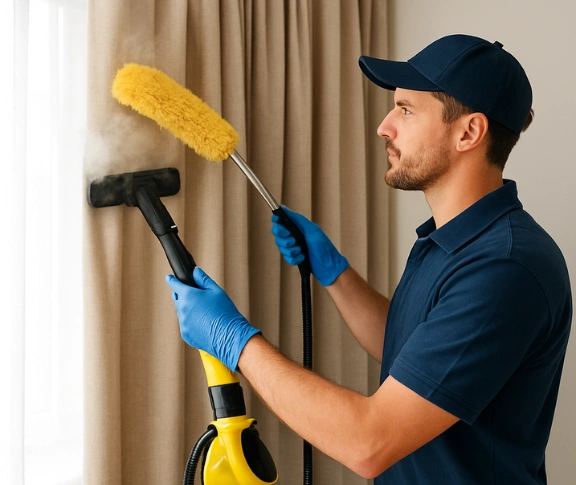 Trusted residential curtain cleaning technician Matty Curtain Cleaning woollahra-nsw QLD