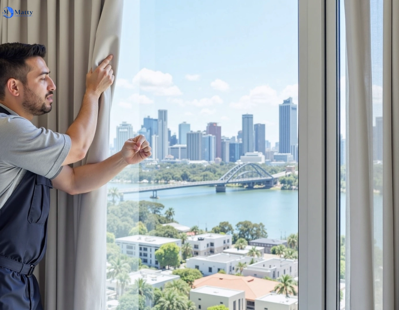 Professional curtain steam cleaning service woollahra-nsw QLD by Matty Curtain Cleaning